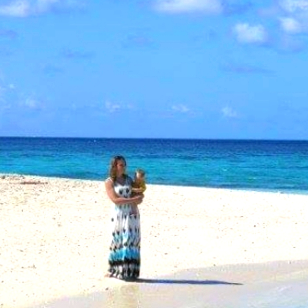 Maxi dress with pockets!